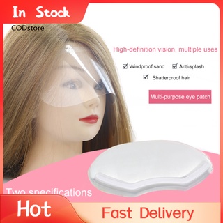 CD*50/100 piezas desechables corte de pelo adhesivo protector facial para el cabello