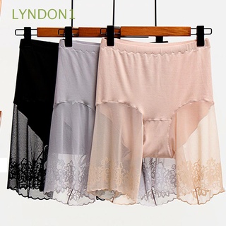 LYNDON1 Safety Shorts Ladies Pants Women Underwear Anti Chafing Thigh Large Size Lace Sexy Plus Size Safety Pants/Multicolor
