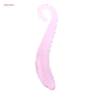 Hippocampus Shape Pink Glass Dildo Penis Cock Anal Plug Adult Sex Toys Female Masturbation Butt Plug