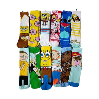Calcetas largas dibujos animados calcetines