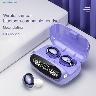 mardchsd abs auriculares inalámbricos ipx7 impermeable touch hifi auriculares buen efecto de sonido para teléfono