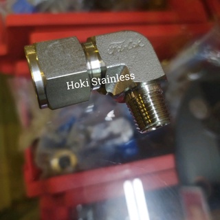 Exclusivo conector de codo macho Ss 316 Od 8 mm X 14 pulgadas calidad Npt
