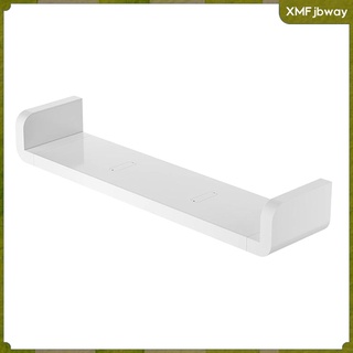 [xmfjbway] adhesivo flotante estante de pared no taladrar, u cuarto de baño organizador de pantalla de imagen repisa estante para decoración del hogar cocina