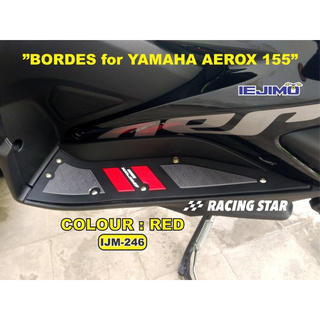 Aerox 155 bordes accesorios de carrocería de la motocicleta/ aerox 155 alfombra/ aerox 155 reposapiés - naranja accesorios
