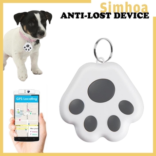 [simhoa] mini rastreador gps inteligente para perros/gatos/aplicación antipérdida bluetooth (8)