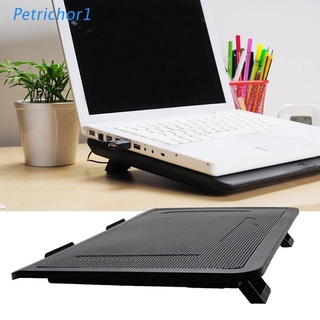 PETR Mute Notebook Cooling Base Radiator 12-14 Inches Computer Radiator Cooling Rack with 2 USB Powered Quiet Fans