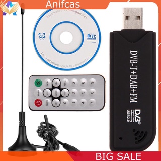 Ac-usb Digital DVB-T SDR+DAB+FM HDTV TV Tuner receptor Stick RTL2832U+FC0012