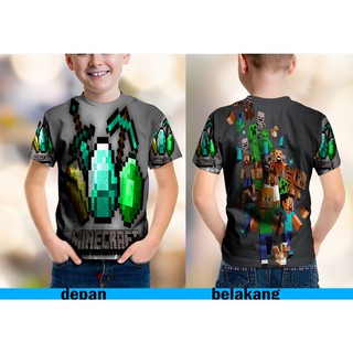 Alenza New Minecraft 001 Fullprint camiseta infantil