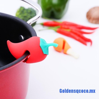 Goldensqcoco.mx: lindo Clip para olla de chile, Anti-desbordamiento, soporte para tapa
