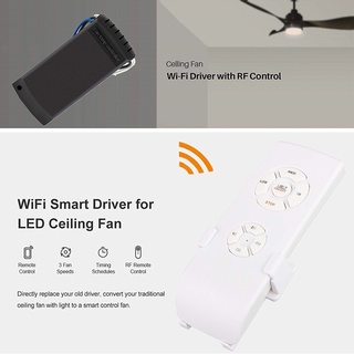 tuya WIFI Smart Ceiling Fan Controller Light tuya/smart life APP Speed Remote Control Switch Work With Alexa Google Home examen