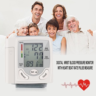 [hongmei] Monitor de muñeca LCD Digital/medidor de pulso de ritmo cardíaco/medidor de pulso