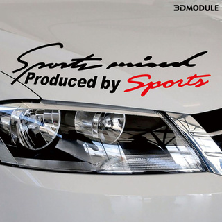 3DModule Car Styling Sports Mind pegatina emblema insignia calcomanía Auto faros capó pegatina