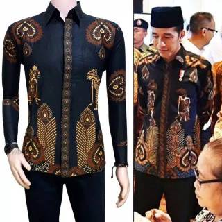 Hombre Batik camisa Gus Azmi Syubbanul Muslimin algodón fino Batik Hadroh