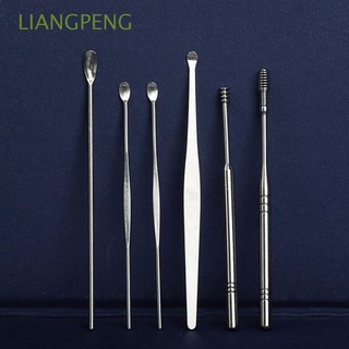 LIANGPENG Professional Ear Wax Remover Stainless Steel Ear Canal Cleaner Ear Care Tools Portable 360° Cleaning Reusable Massage Multifunction Spiral Earpick