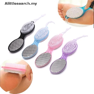 [alittlesearch] Cepillo de callo 4 en 1 para cuidado de los pies, exfoliante de pómez, removedor de pedicura