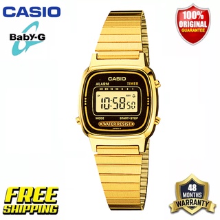 💥PROMOCIÓN💥Casio relógio de ouro mulheres relógios top marca de luxo à prova d 'água relógio de quartzo das led digital relógio La670Wga-1D