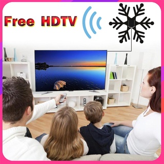 Antena De Tv Digital interior Hdtv Antena De Canal gratis multidireccional (caja commodidad) (4)