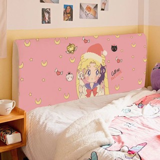 Ropa De Cama/cubierta protectora De polvo Rosa Sailor Moon con cabeza De dibujos animados (4)
