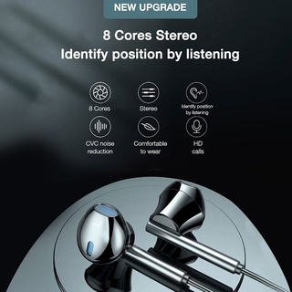 8 Cores Wired Headphones Earphones Bass In-ear Headphone with Mic Earphone Earbuds Mobile Phone Headset Dynamic Stereo