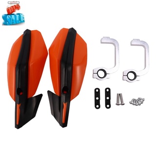 1 juego de protectores de mano para manillar naranja, para KTM DUKE 125 200 250 390 2012-2020, accesorios de motocicleta (1)