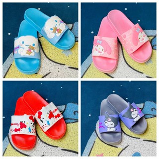 Ori Hello Kitty My Melody Cinnamoroll Kuromi Sanrio sandalias de goma (1)