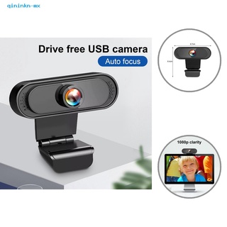 qininkn mini webcam usb 720p/1080p/2k usb computadora webcam ajustable para grabación de vídeo