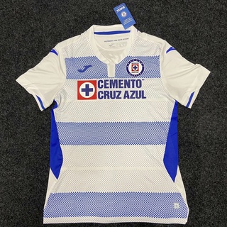 2021 camiseta De fútbol Federa la mejor calidad De visitante De fútbol Azul Cruz camiseta blanca De fútbol Thai S-2Xl
