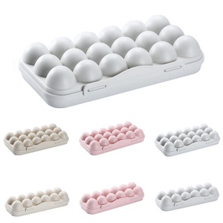12/18 Grids Egg Holder Tray Storage Refrigerator Fridge Container Plastic H7I3 Eggs Case Box J2E3