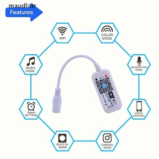 Maud LED WiFi Controller Smart Voice Controller Remote RGB/RGBW For Strip Light .