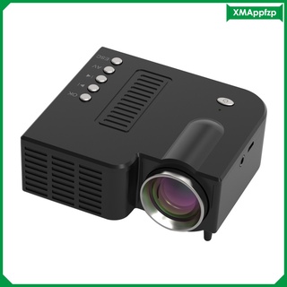 [xmappfzp] mini proyector de video portátil, proyector de cine en casa multimedia, apto para full hd 1080p