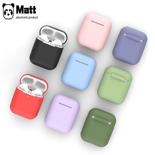 MATT【COD】Audífonos inalámbricos Air-Pods 1 2 De silicón Anti golpes