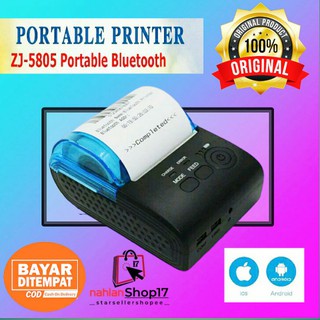 Impresora MINI portátil BLUETOOTH 58MM 5805ddd/impresora térmica IOS ANDROID BLUETOOTH
