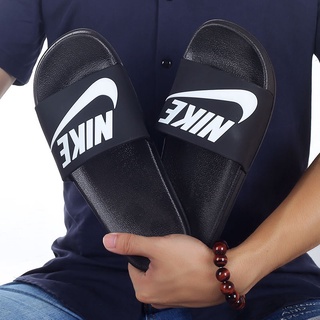 NIKE chanclas de los hombres zapatillas de las mujeres zapatillas Benassi JDI diapositiva piscina zapatillas playa Adidas sandalias pareja sandalias Selipar wanita