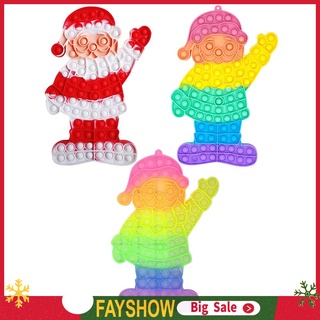 Fay burbuja De silicón De tamaño Grande/papá Noel Para Adultos y niños