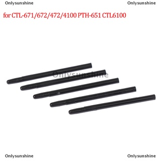 Onlysunshine| 30 pzs puntas de lápiz reemplazables Universal negro estándar para bolígrafo Wacom