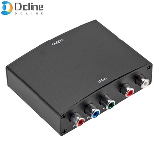 [dcline] YPBPR A HDMI compatible Con 1080P RGB Componente De Vídeo + R/L Adaptador De Audio Convertidor