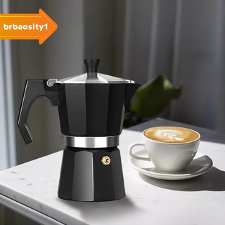 [brbaosity1] moka olla espresso cafetera clásica fácil de operar fuertes herramientas de espresso