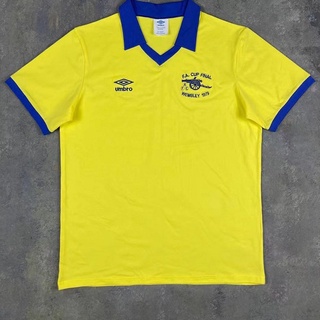 （FIFA Jersey）1971 Arsenal away jersey retro short-sleeved training uniform No. 9 Lacazette No. 14 Aubameyang football