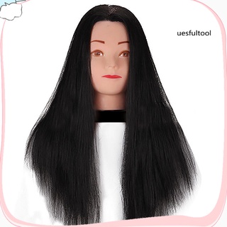 [ue]Practice Training Head Human Long Hair Model Hairdressing Mannequin Doll