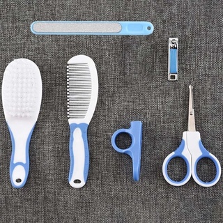 6 Pcs Baby Nail Hair Daily Care Kit Newborn Nail Hair Brush Grooming Kit Scissor Kit Care Kid K8U4 (5)