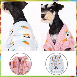 {ex} stock ropa de mascota de larga duración de punto mascotas perros gatos suéter ropa fácil de usar para casual
