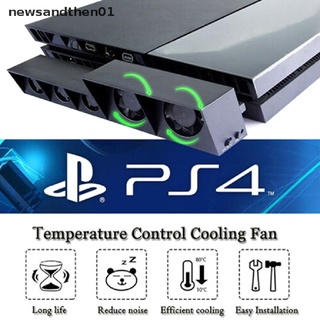 newsandthen01 Para PS4 5 Ventiladores playstation Enfriamiento Externo turbo Temperatura Enfriador Termostato Ventilador [Caliente]