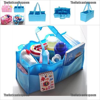 {VS} bolsa de pañales madre de viaje al aire libre portátil pañal bolsa de almacenamiento azul y rosa
