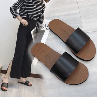 Zapatillas mujer verano 2021 moda ropa exterior fondo plano ocio vacaciones estudiantes chanclas simples sandalias antideslizantes de interior mujer