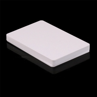 [CassiopeiaHG] 10pcs PVC En Blanco Tarjeta NFC Etiqueta 1k S50 IC 13.56MHz Lectura Escritura RFID Venta Caliente