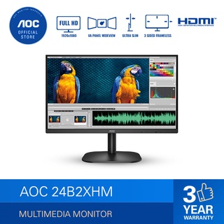Aoc 24B2XHM Ultra delgado Monitor LED (23,8"/VA/6ms/75Hz/FHD)