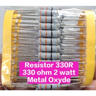 Resistencia 330r 330 ohm 2 watt Metal oxido