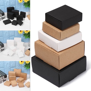 10pcs 9sizes Craft Handmade Jewelry Kraft Paper Box Party Supplies Gift Packing (8)