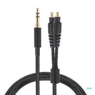 crus - cable de repuesto para auriculares ath-msr7b sr9 es750 es950 es770h esw990h adx5000 ap2000ti