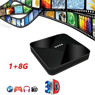 place 4k tv box diyomate tv receptores smart tv box entretenimiento hogar 2.4g hdmi 1gb+8gb equipos de vídeo android media player